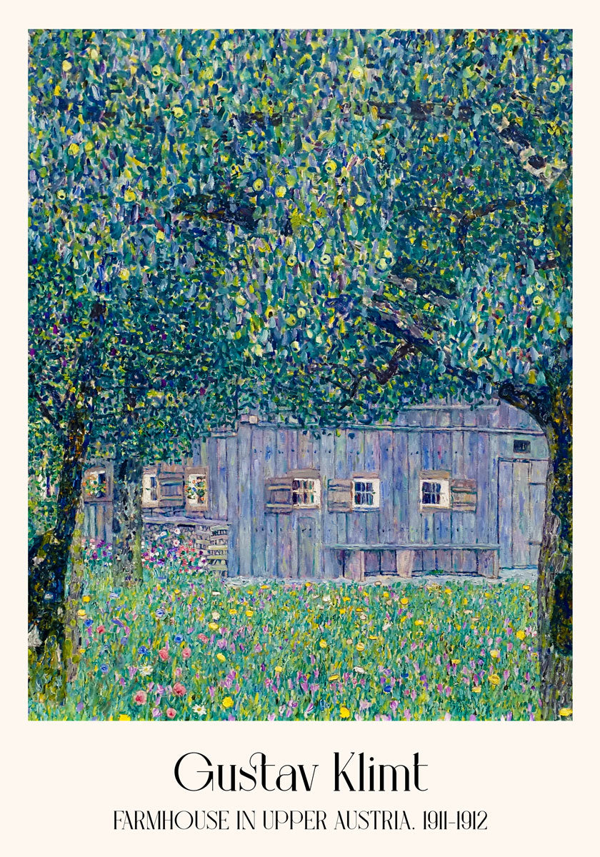 Farmhouse in Upper Austria by Gustav Klimt