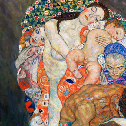 Death & Life by Gustav Klimt - Exhibition Poster