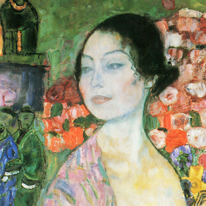 The Dancer Exhibition Poster by Gustav Klimt