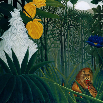 The Repast of the Lion by Rousseau Art Print