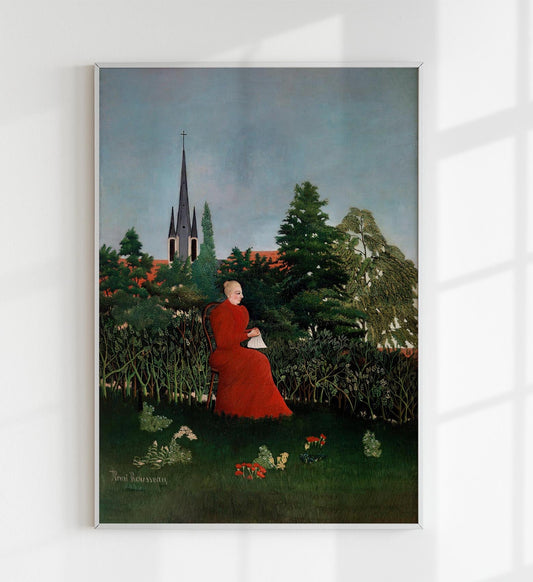 Portrait of a Woman by Rousseau Art Print