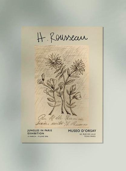 Oak Branch Rousseau Exhibition Poster