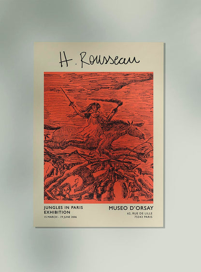 La Guerre Rousseau Exhibition Poster