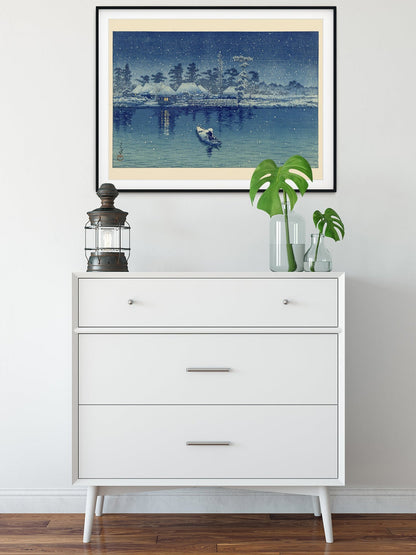 Japanese Fishermen by Hasui