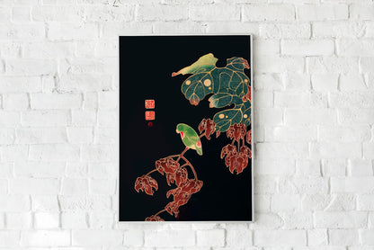 The Paroquet by Ito Jakuchu