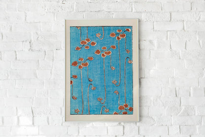 Japanese Flower from Bijutsu Sekai by Watanabe Seite