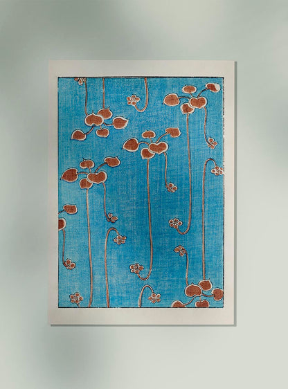 Japanese Flower from Bijutsu Sekai by Watanabe Seite