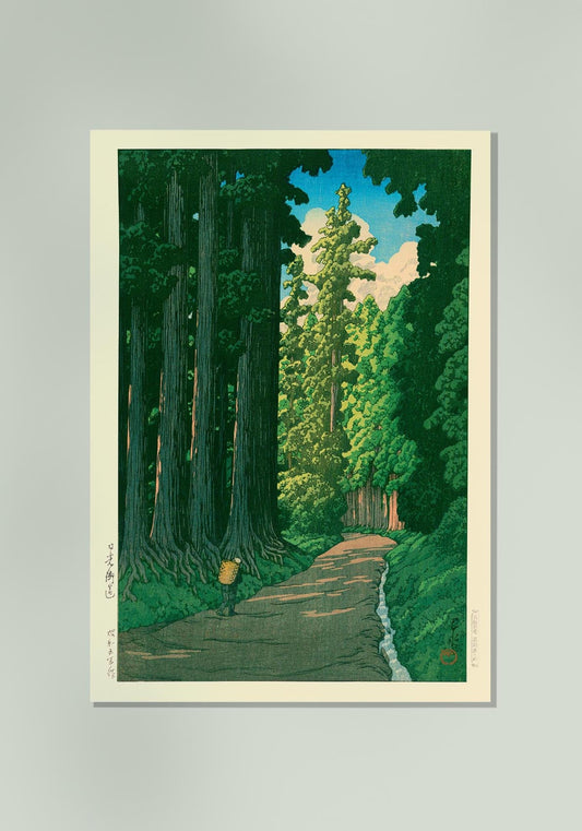 Road to Nikko by Hasui