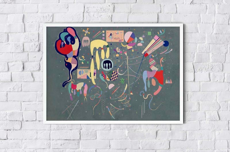 Actions variees by Wassily Kandinsky Poster