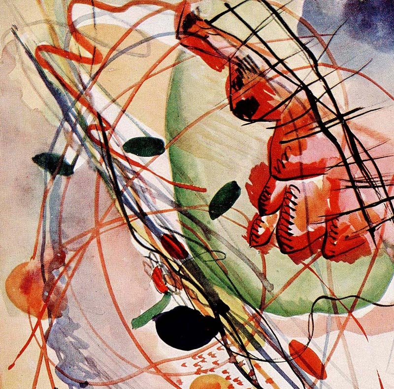 Aquarell Print by Wassily Kandinsky Poster