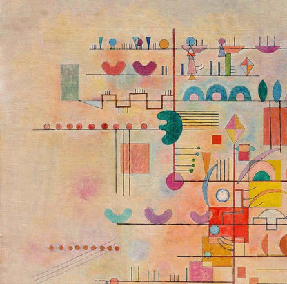 Graceful Ascent by Wassily Kandinsky Poster