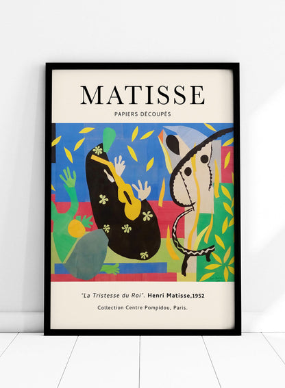 Henri Matisse Exhibition Poster - La Tristesse du Roi