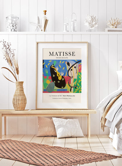 Henri Matisse Exhibition Poster - La Tristesse du Roi