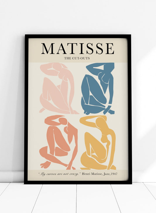 Henri Matisse Exhibition Poster, Featuring Blue Nude II