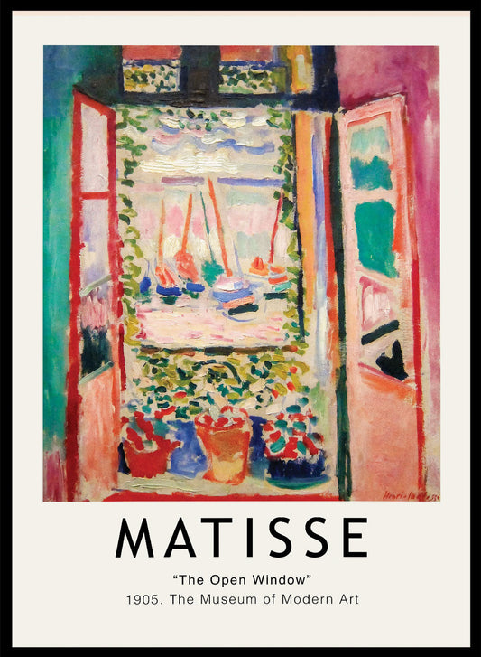 The Open Window 1905 by Henri Matisse Print