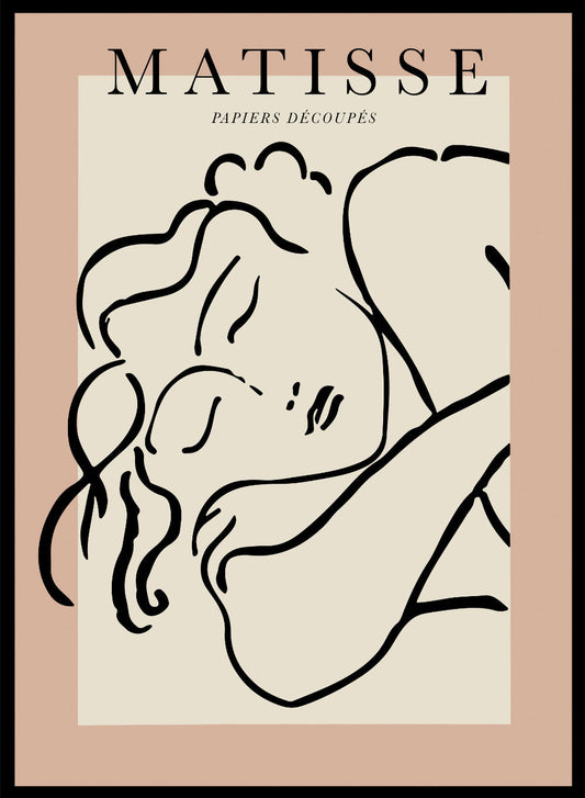 Sketch of Sleeping Woman by Henri Matisse