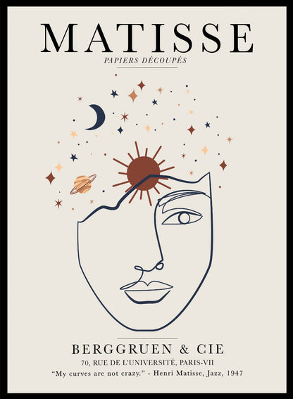 Sketch of Woman Matisse Print