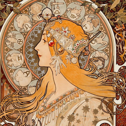 La Plume by Alphonse Mucha