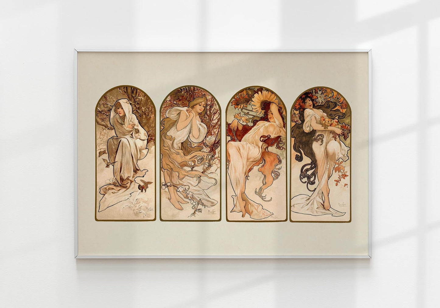 The Seasons by Alphonse Mucha