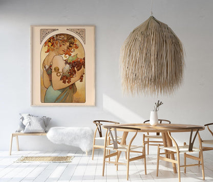 Fruit by Alphonse Mucha