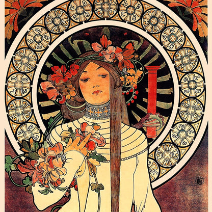 La Trappistine by Alphonse Mucha