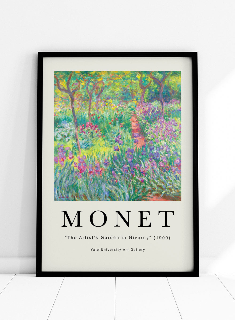 The Artist’s Garden in Giverny by Monet Print