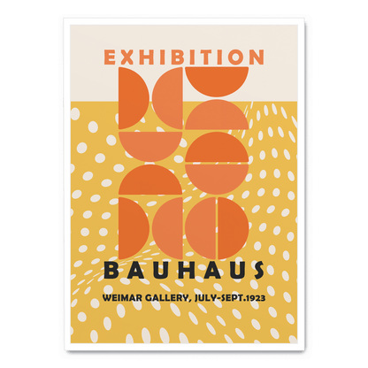 Bauhaus Abstract Yellow