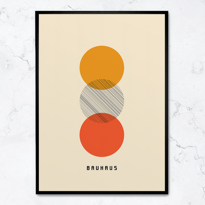 Bauhaus Colored Circles