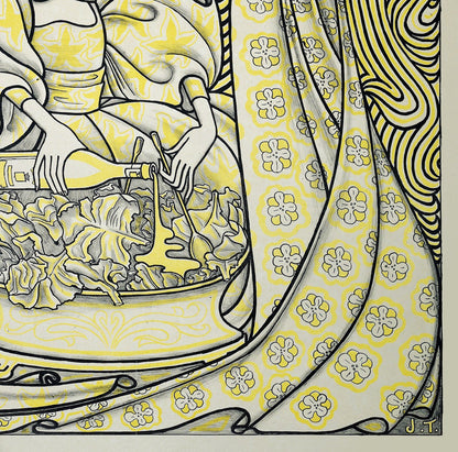 Salad Oil Ad Vintage Poster by Jan Toorop