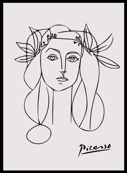Portrait of Francoise Gilot I by Pablo Picasso Print