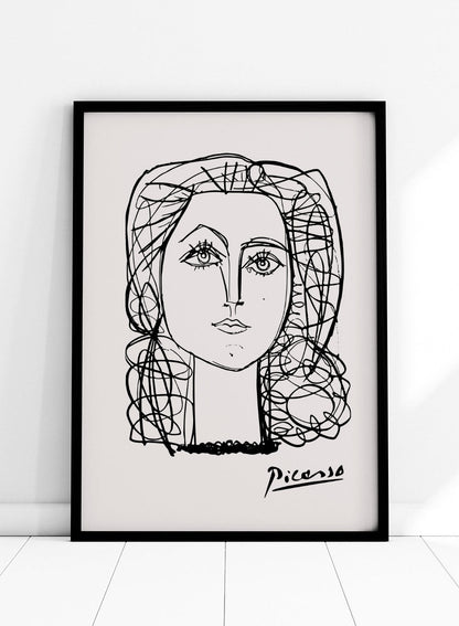 Portrait of Francoise Gilot III by Pablo Picasso Print