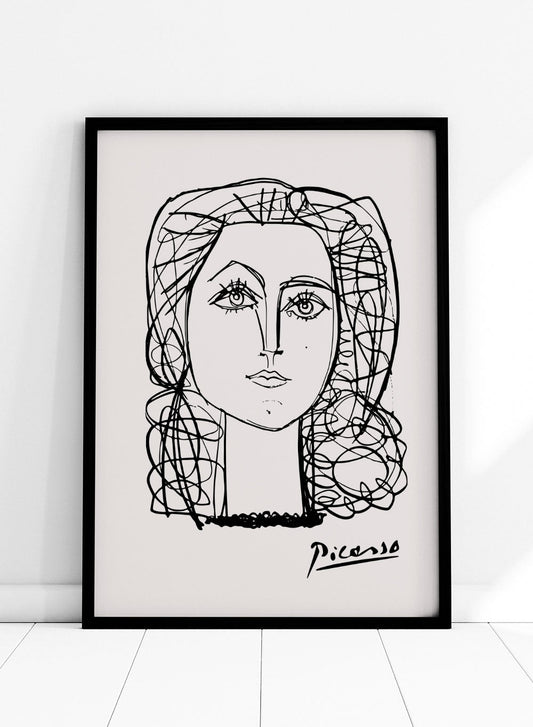 Portrait of Francoise Gilot III by Pablo Picasso Print