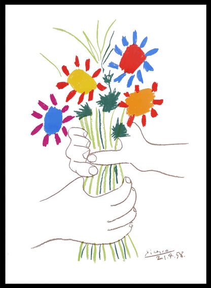Bouquet of Peace 1958 I, by Pablo Picasso Print