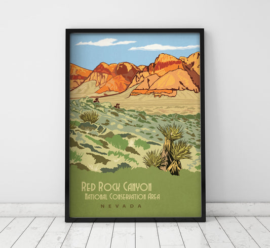 Red Rock Canyon, Nevada - National Monuments Print