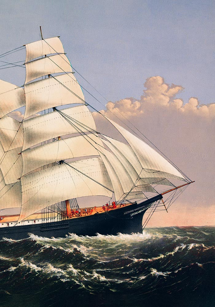 The Clipper Ship Diptych - set of 2 prints