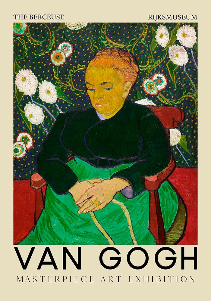 The Berceuse Art Poster by Van Gogh