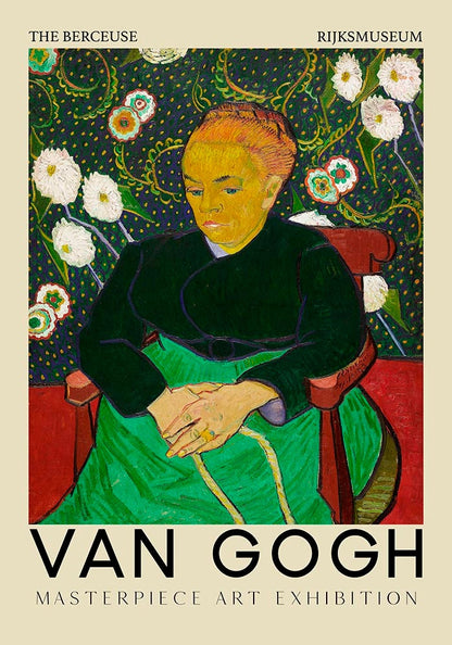 The Berceuse by Van Gogh Art Exhibition Poster