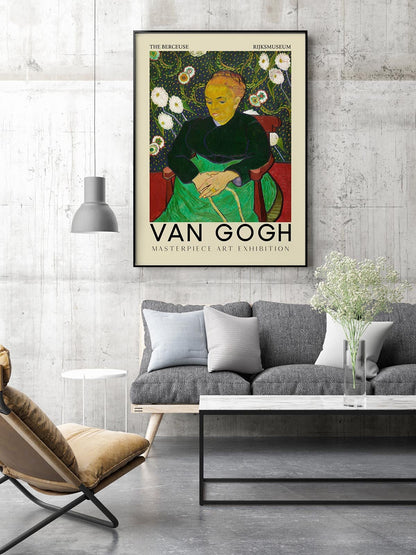 The Berceuse by Van Gogh Art Exhibition Poster