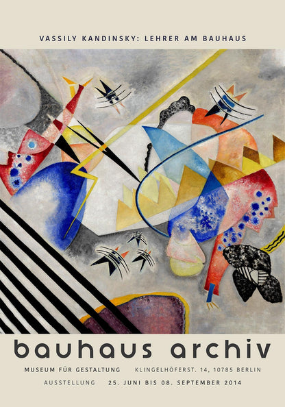White Center by Wassily Kandinsky Exhibition Poster