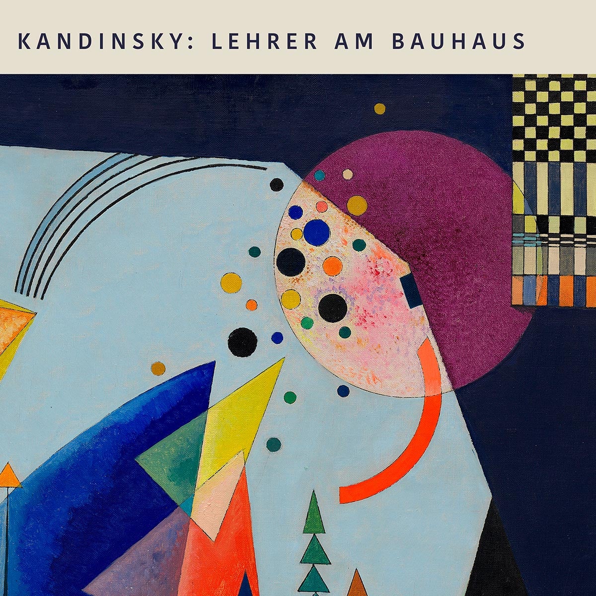 Three Sounds by Wassily Kandinsky Exhibition Poster