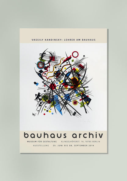 Wassily Kandinsky German Exhibition Poster (Berlin, 2014)