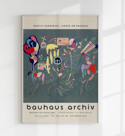 Actions Variees by Wassily Kandinsky Exhibition Poster