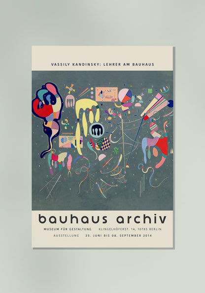 Actions Variees by Wassily Kandinsky Exhibition Poster