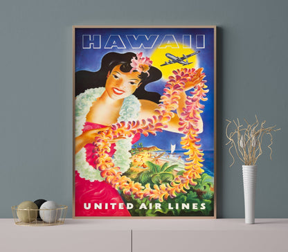 Hawaii Travel Poster