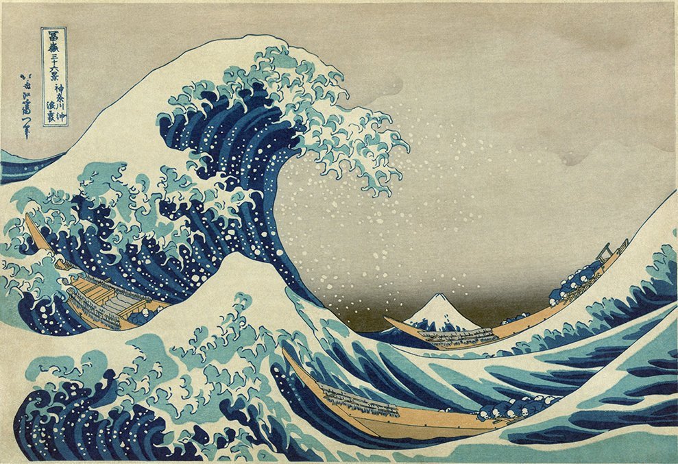 The Great Wave of Kanagawa by Hokusai