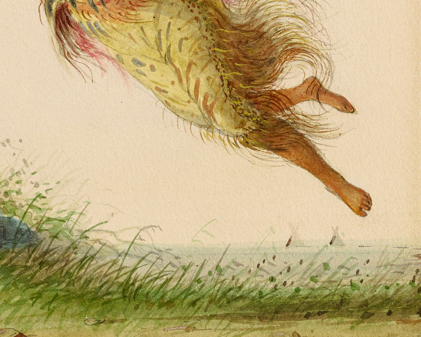 Painting of children playing | Native American art print | Indian Girls Swinging | Indigenous peoples wall art | Native fashion