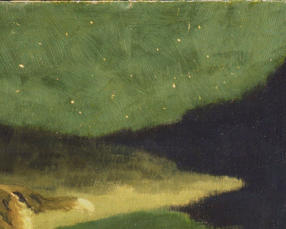 Vintage wolf art | Moonlight wolf | Lone wolf art print | Vintage wildlife | Starry sky painting | Animal wall art | Frederic Remington