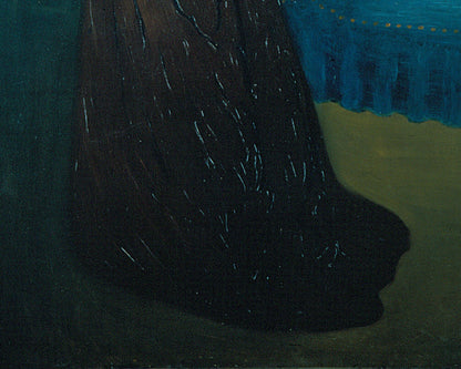 Vintage woman and bird | Woman with a Birdcage | Portraiture wall art | 19th century fashion | József Rippl-Rónai | Hungarian painter