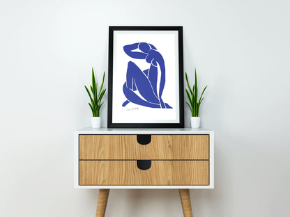 Blue Nude II by Henri Matisse  Matisse Blue Nude, Matisse Art Print, Henri Matisse Nu Bleu, Matisse Art Poster, Henri Matisse, Home Decor Wall Art