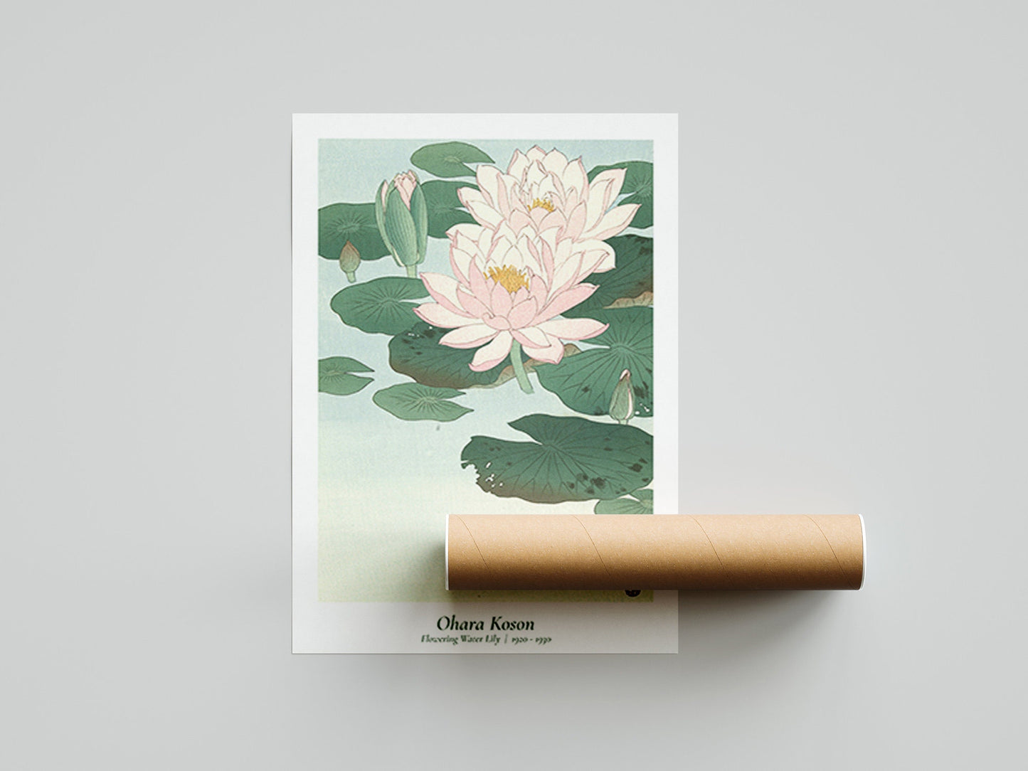 Ohara Koson - Water Lily Japanese Art Print Home Décor Wall Art